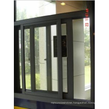 Exterior Tempered Glass Aluminum Sliding Window with Mosquito Net